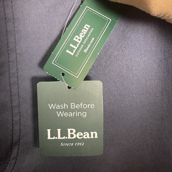 NWT L L Bean Women's Cropped Pants Gray Plus Sz 16 Organic Cotton Casual Outdoor - Picture 6 of 13